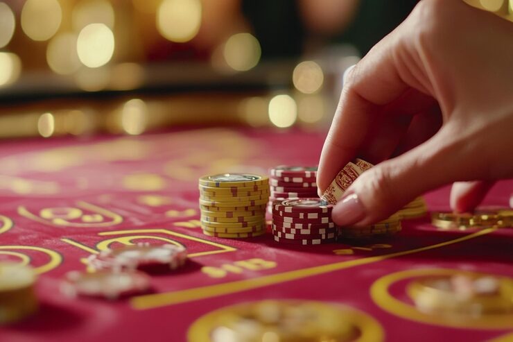 dumawin live-dealer studio with professional blackjack table and HD cameras